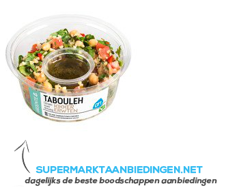 AH Groente & tabouleh kikkererwten aanbieding