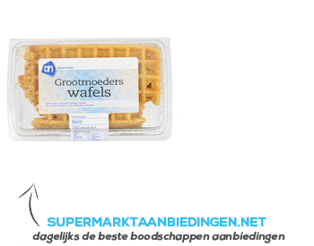 AH Grootmoeders wafels aanbieding