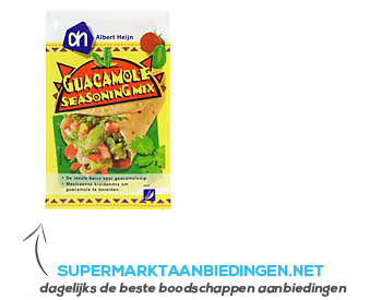 AH Guacamole seasoning mix aanbieding