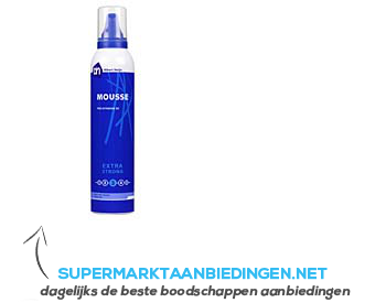 AH Hairmousse extra strong aanbieding