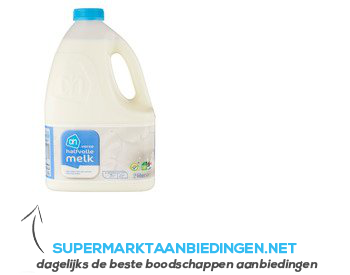 AH Halfvolle melk can aanbieding