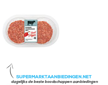 AH Hamburger met sweet pepper aanbieding