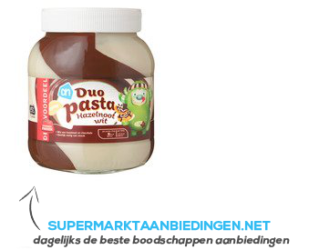 AH Hazelnootpasta duo aanbieding