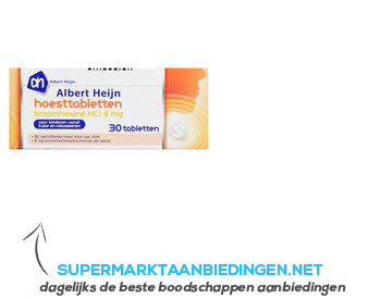 AH Hoesttabletten broomhexine aanbieding