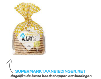 AH Honing citroen stroopwafels aanbieding