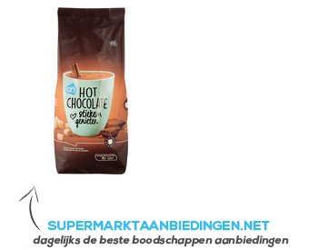 AH Hot chocolate navulzak aanbieding