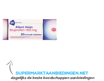 AH Ibuprofen 400 mg aanbieding