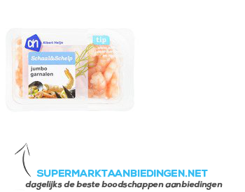 AH Jumbo garnalen aanbieding