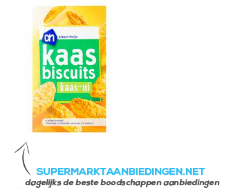 AH Kaas biscuits kaas-ui aanbieding