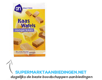 AH Kaaswafels jonge kaas aanbieding