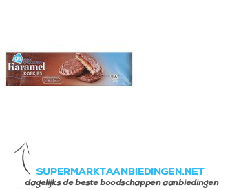 AH Karamelkoekjes melk chocolade aanbieding