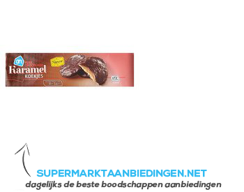 AH Karamelkoekjes pure chocolade aanbieding