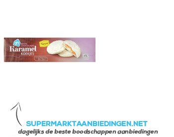 AH Karamelkoekjes witte chocolade aanbieding