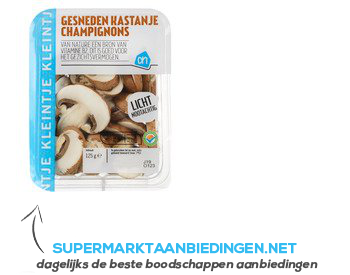 AH Kastanjechampignons gesneden aanbieding