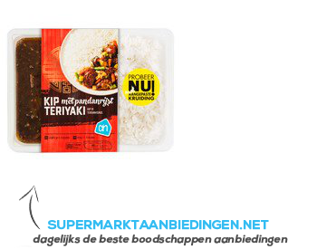 AH Kip teriyaki met pandanrijst aanbieding