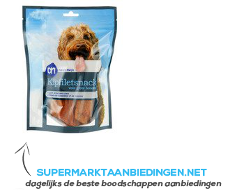 AH Kipfiletsnack grote hond aanbieding