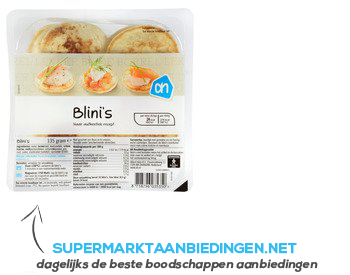 AH Kleine blini's aanbieding