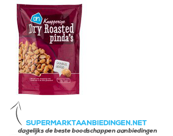 AH Knapperige dry roast pinda's aanbieding