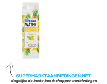 AH Kokoswater met ananas aanbieding