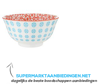 AH Kom rood-blauw 12 cm aanbieding