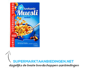 AH Krokante muesli noten voordeel