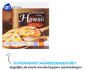 AH Krokante pizza Hawaii aanbieding