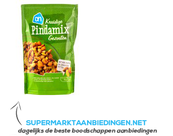 AH Kruidige pindamix gezouten aanbieding