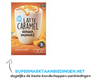 AH Latte caramel portie pak UTZ aanbieding