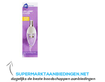 AH Led tipkaars 3,8W kleine fitting aanbieding