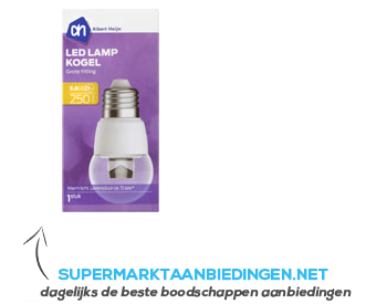 AH Ledkogel 3,8W grote fitting aanbieding