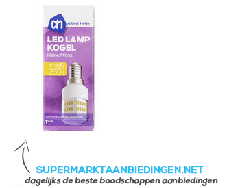 AH Ledlamp frost T25 2,7W E14 aanbieding