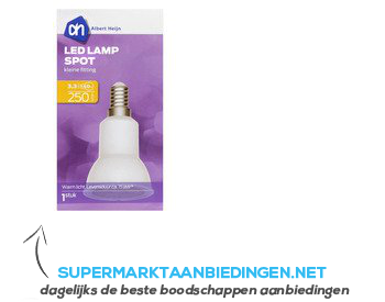 AH Ledlamp spot 250 lumen 40E E14 220-240V aanbieding