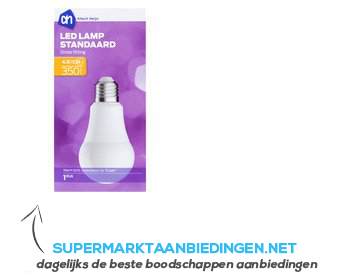 AH Ledlamp standaard 4,5W grote fitting aanbieding