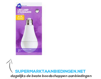 AH Ledlamp standaard dim 13W grote fitting aanbieding