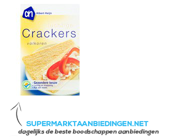 AH Luchtige crackers volkoren aanbieding