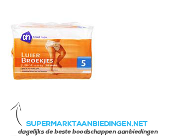 AH Luierbroekjes junior 28 aanbieding