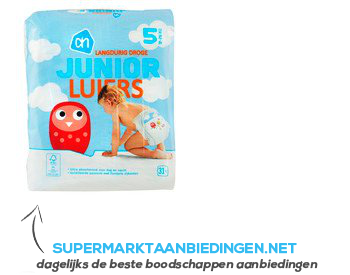 AH Luiers junior 5 aanbieding