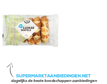 AH Luikse wafels aanbieding