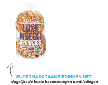 AH Luxe mueslibroodjes aanbieding