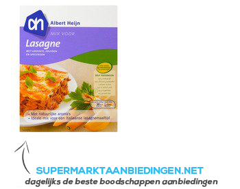 AH Maaltijd mix lasagne aanbieding