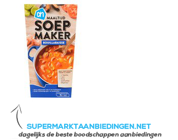 AH Maaltijd soepmaker bouillabaisse aanbieding