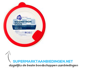 AH Magnetrondoos rond 900 ml aanbieding