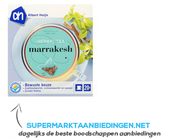 AH Marrakesh herbal tea 1-kops aanbieding