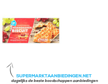 AH Meergranenbiscuit rozijn aanbieding