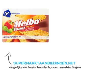 AH Melbatoast tomaat-basilicum aanbieding