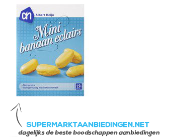 AH Mini banaan eclairs aanbieding