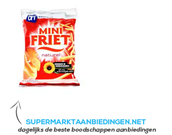 AH Mini friet naturel aanbieding