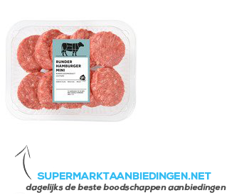 AH Mini hamburgers aanbieding