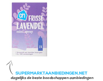 AH Mini spray navulling lavendel aanbieding