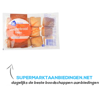 AH Mini worstenbrood hapjes aanbieding